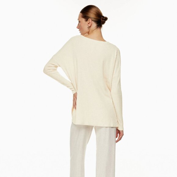 Aritzia The Group by Babaton Traverse Longsleeve - 2022 - Heather Whitecap Grey - Picture 14 of 14